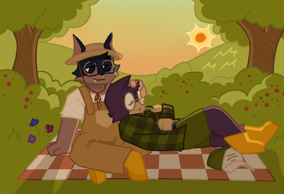 Fullbody + Colored Lineart (+50% for two figures) + Detailed BG ($48)